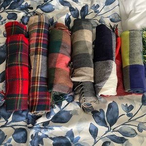 Set of blanket scarves (first and third scarf in picture now sold)